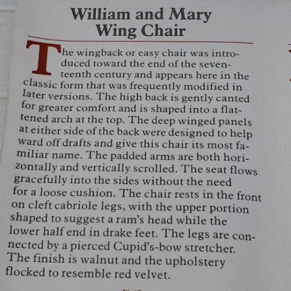 Goebel Stuart Library Chair Miniature - Picture 9 of 11